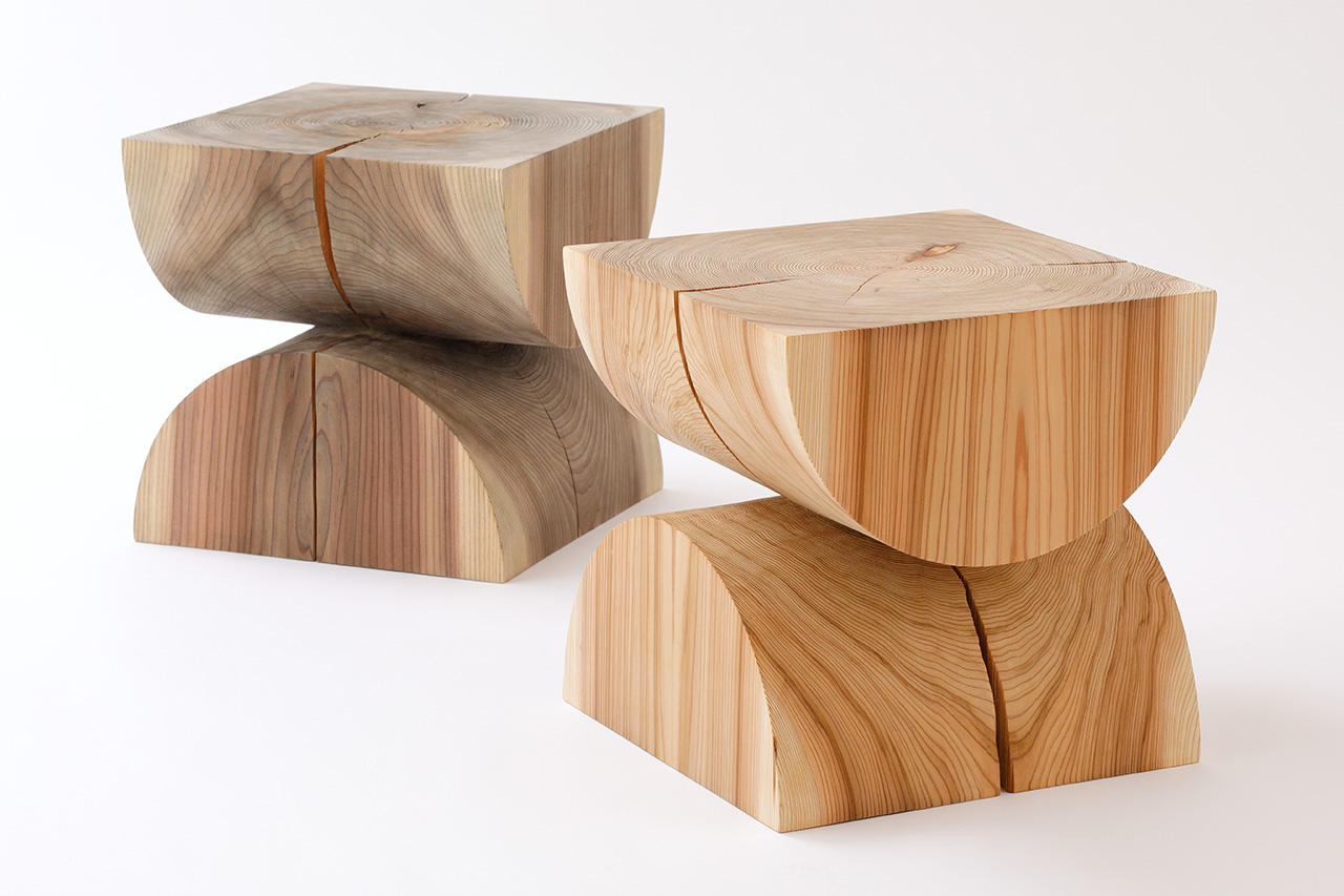 北田浩次郎 木工作品 スツール オブジェ 北田浩次郎 木工作品 スツール オブジェ 北田浩次郎 木工作品 スツール
