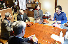 岐阜県恵那市岩村町視察の様子1