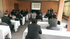 講演会「文化資源・観光資源と老舗」の様子