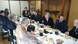 新春懇談会＆講演会「新たなビジネスツール「クラウドファンディング」とは」の後の懇談会