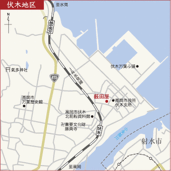 伏木地区老舗店マップ