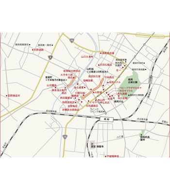 中心部老舗店マップ